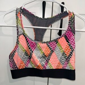 Victoria's Secret Multicolor Geometric Sports Bra